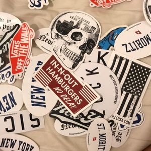 Bundle of 10 Brandy Melville stickers!